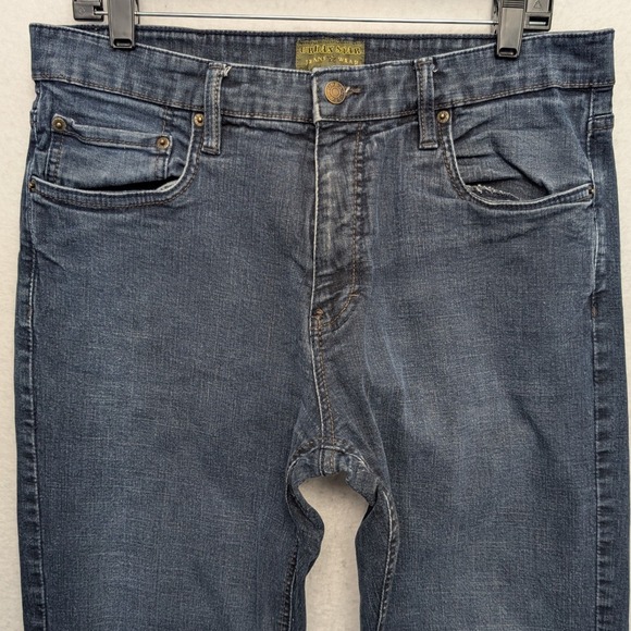 Urban Star Jeans Men 36x30 Blue Dark Wash Straight Leg Stretch Denim - Picture 2 of 13